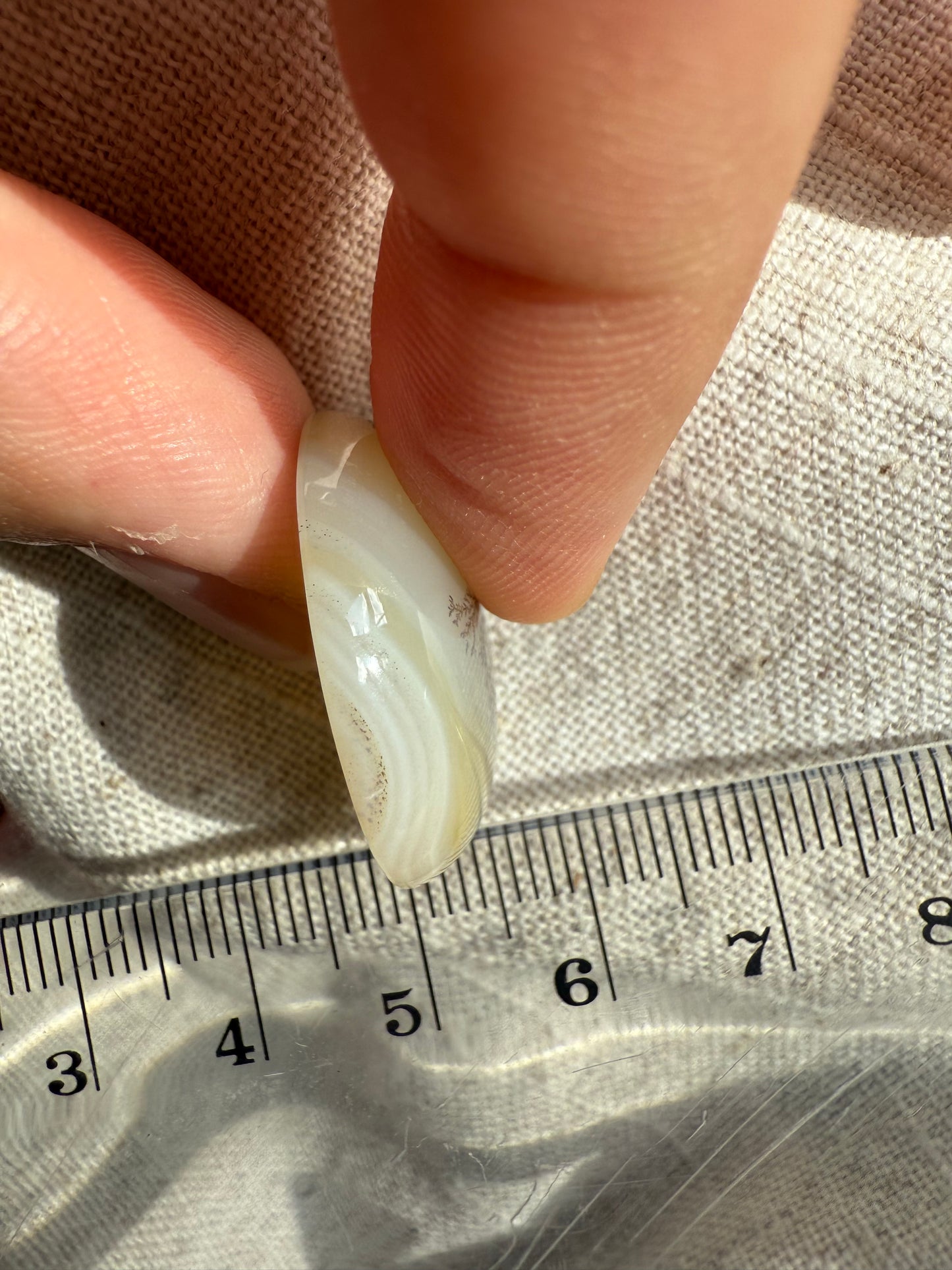 Dendritic Agate cabochon