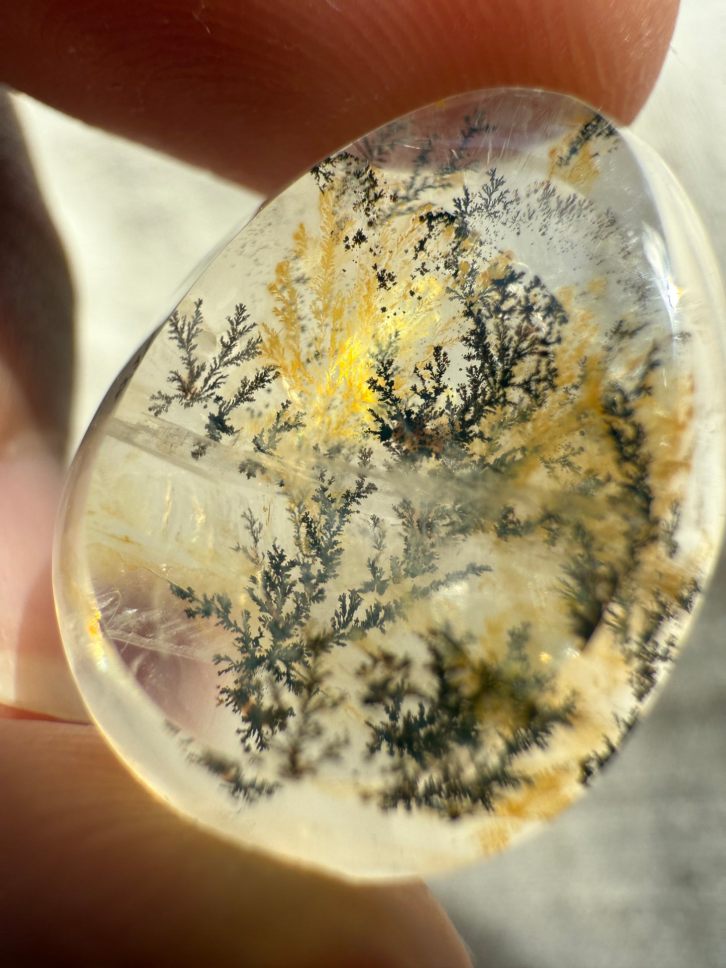 Dendritic Quartz Cabochon