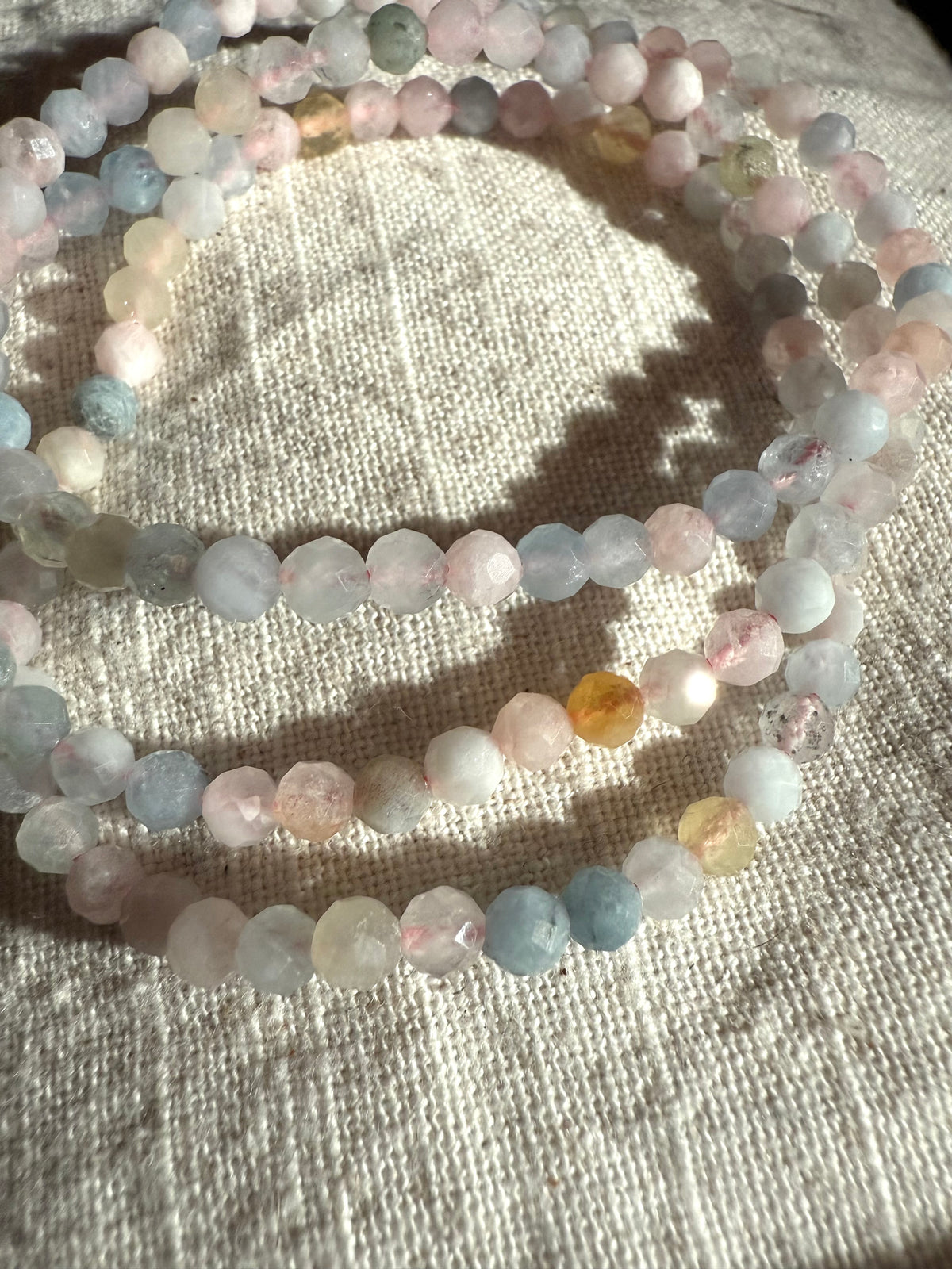 Aquamarine & Morganite Bracelet