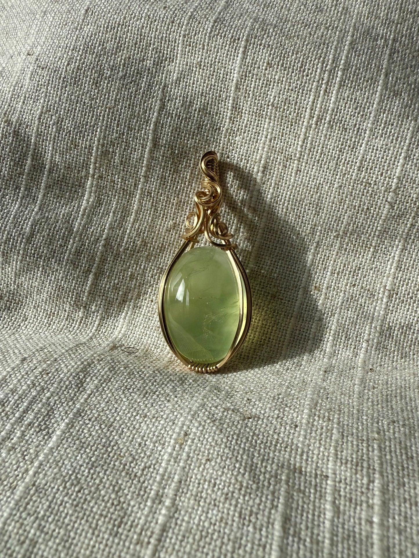 Healers Healing ~ Prehnite Pendant