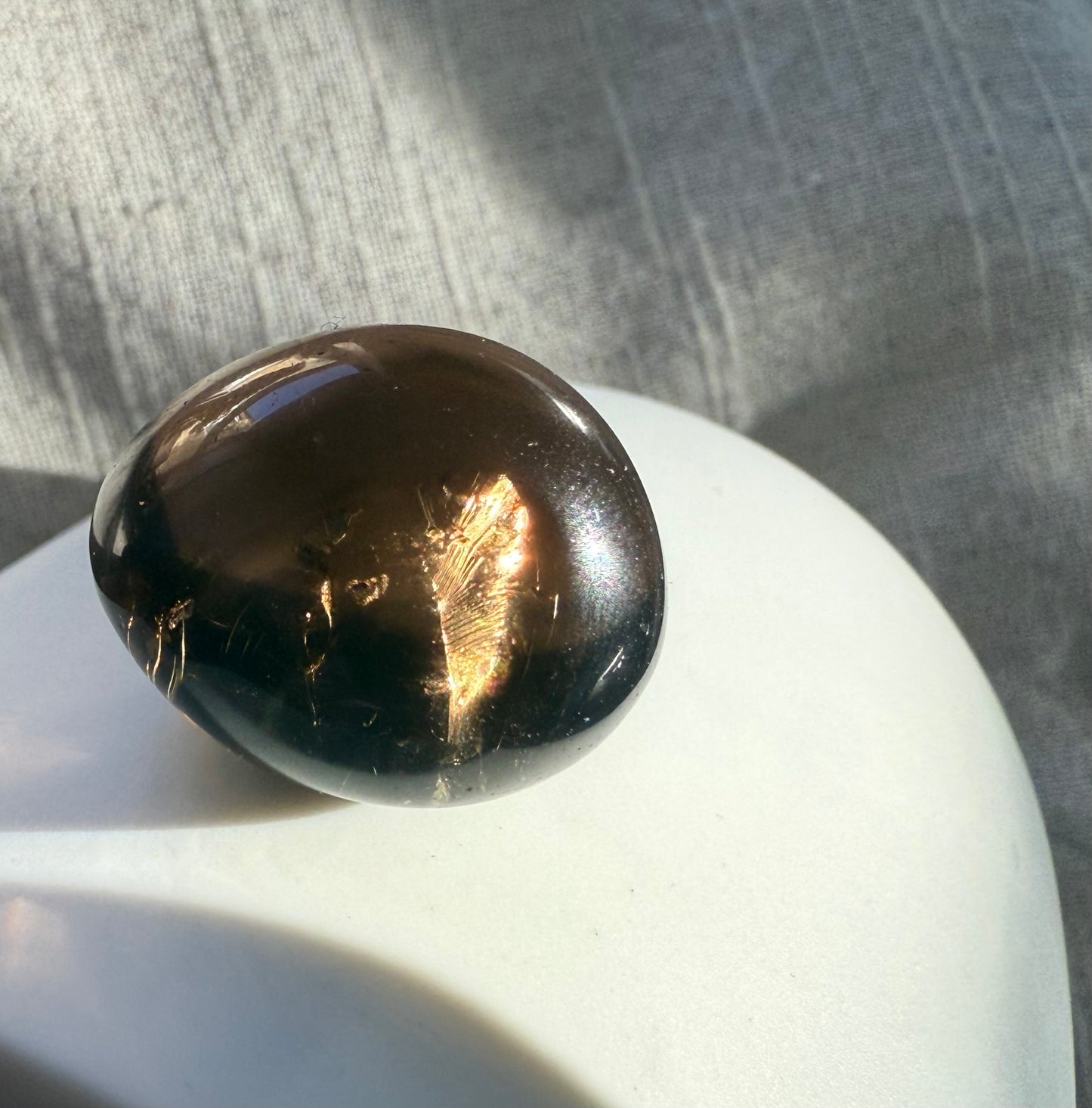 Smoky Quartz Rainbow Tumble