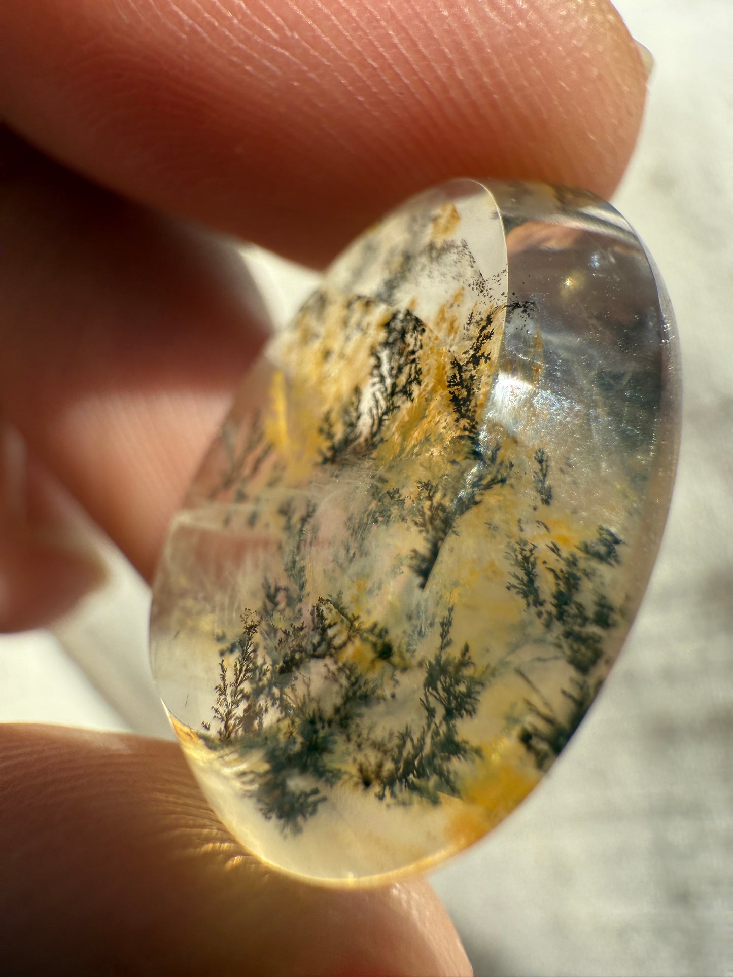 Dendritic Quartz Cabochon