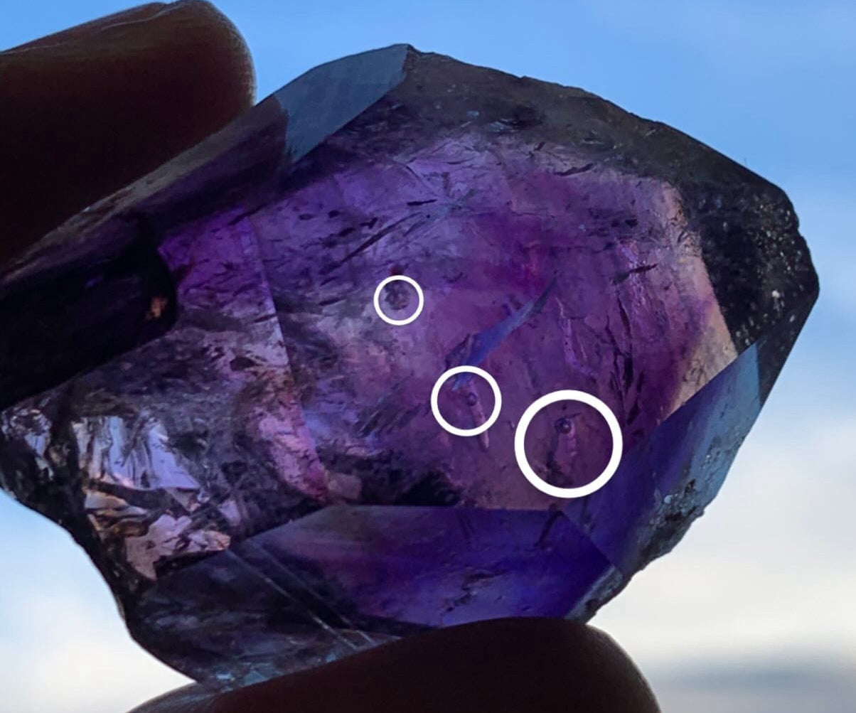 Goboboseb Brandberg from Nambia Amethyst Enhydro