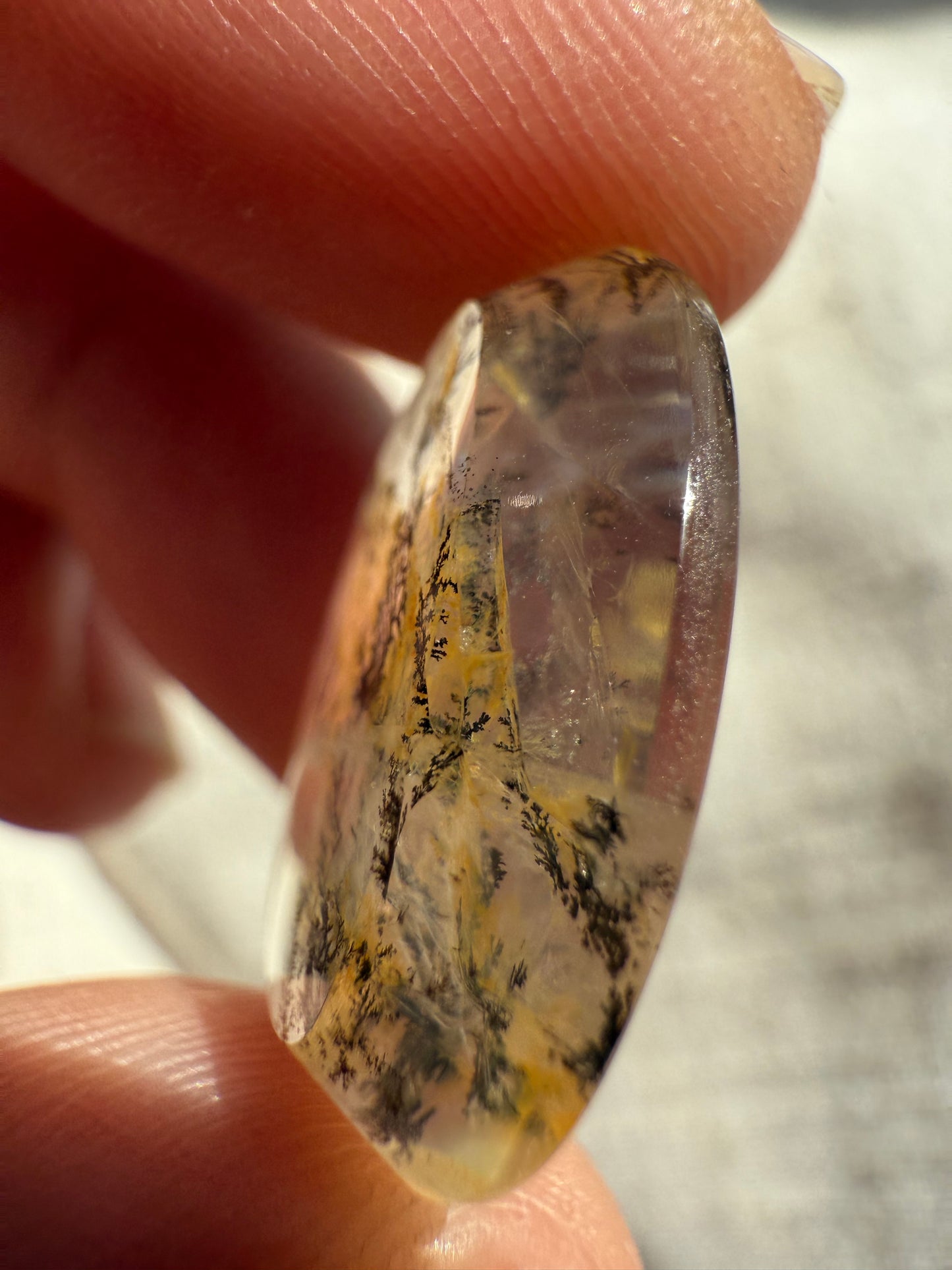 Dendritic Quartz Cabochon