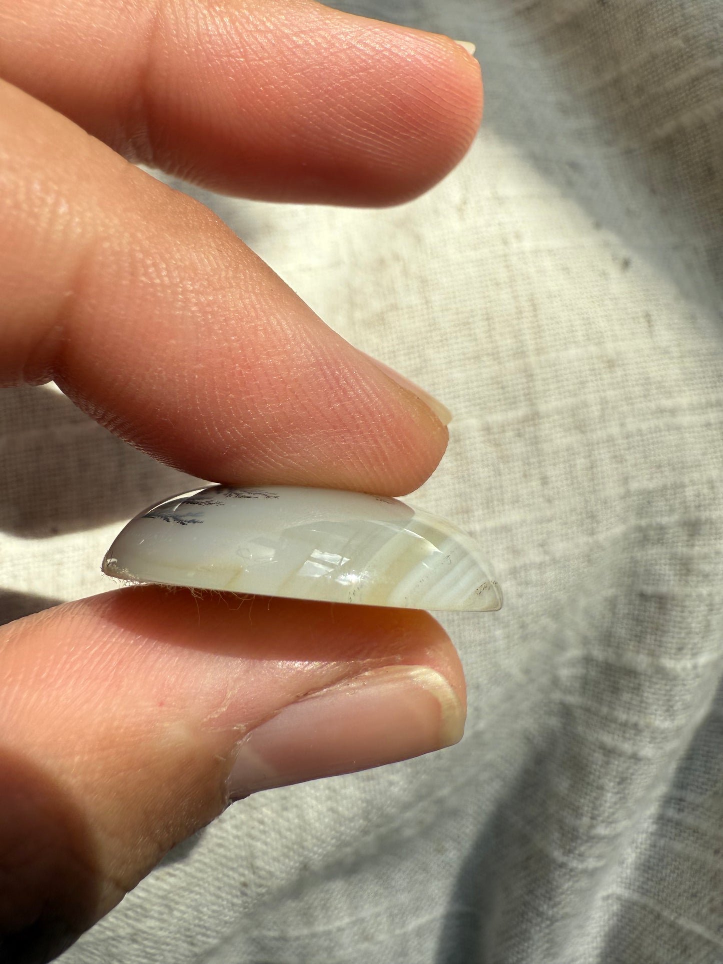 Dendritic Agate cabochon
