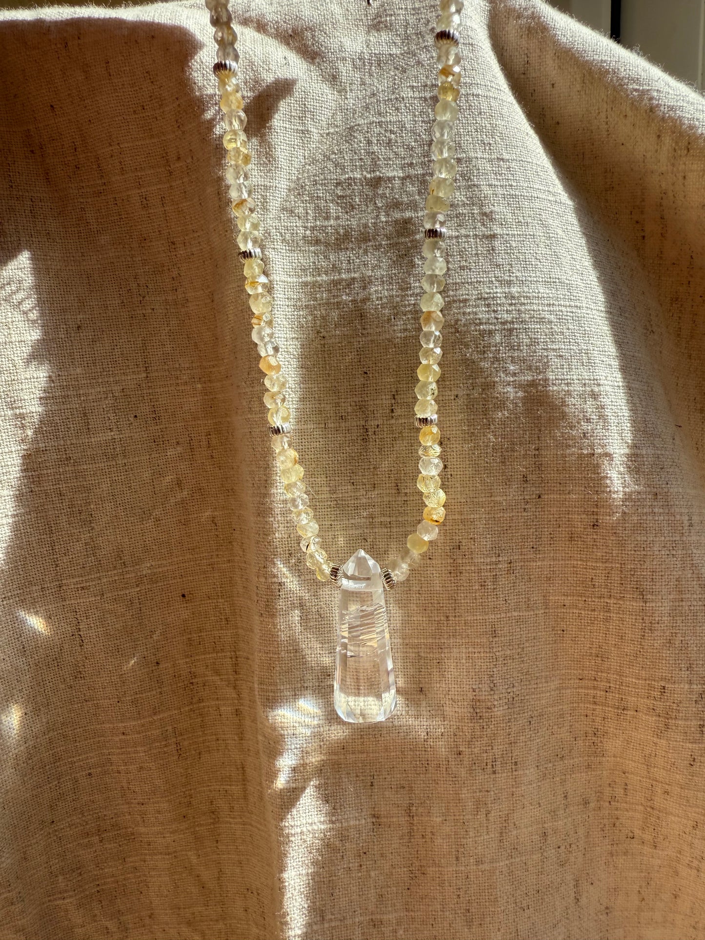 Smoky Rutile Quartz Pendant
