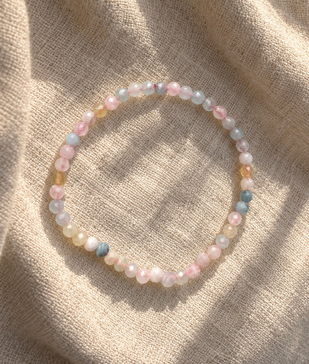 Aquamarine & Morganite Bracelet