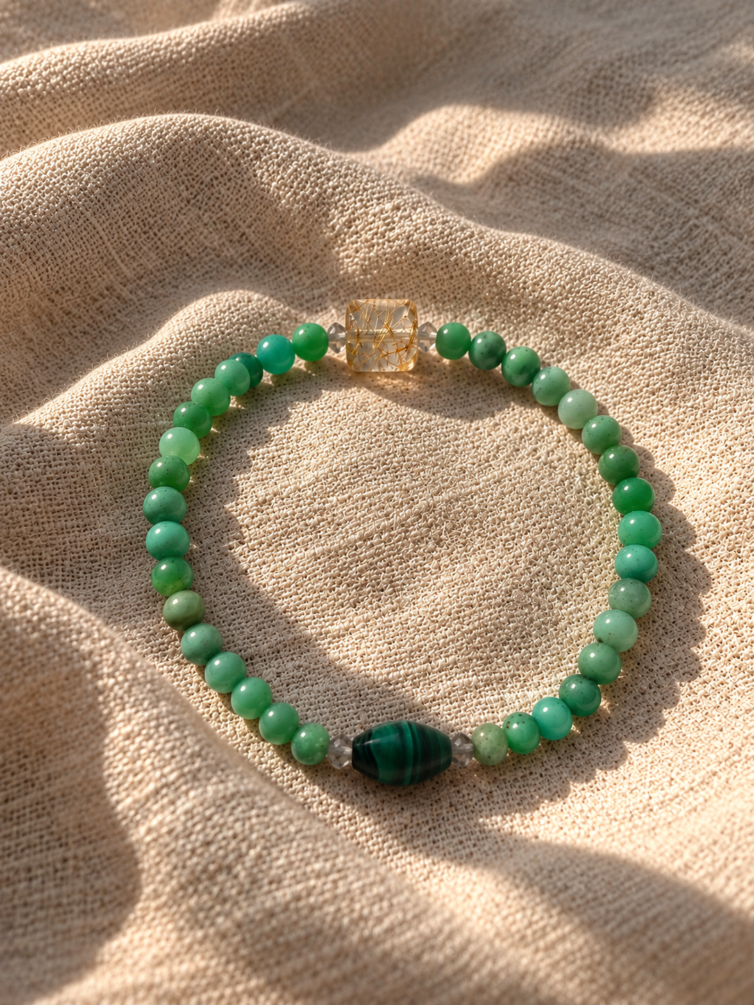 Chrysoprase & Malachite